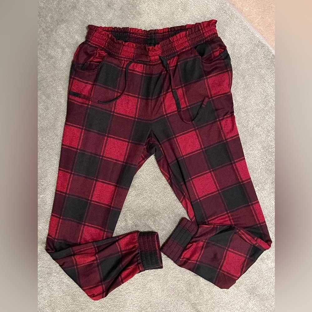 Maurices Women's New Plaid Lounge Pants - Picture 2 of 7